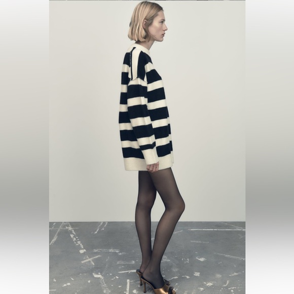 Zara- Stripe Knit Sweater - Picture 3 of 11